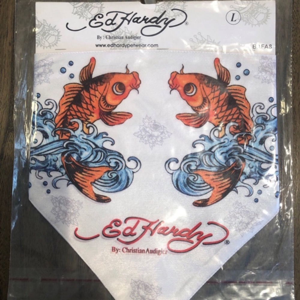 Ed Hardy by Christian Audigier Pet Bandana